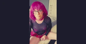 Tartan mini skirt fun day
