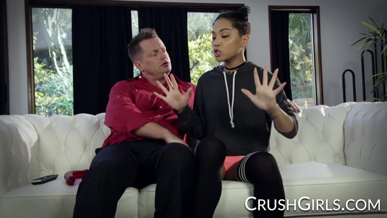 Crush Girls: Crush girls - Honey Gold lets her stepfather pound her little...