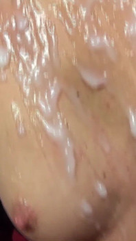 El semen facial! Cara y boca inundadas