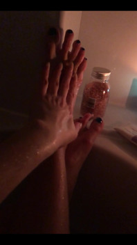 I’m in the Bath.... and You Are Shivering Holding My Fluffy Towel with Your Cock Locked in Its Cage