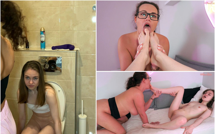 Oksana_Katysheva: Stepmother, After Pissing in Her Face, Worships Her Stepdaughter's Little...