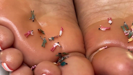 Pink Foxx: Post-Pedicure Pasca-Pedicure Pasca-Pemanjatan