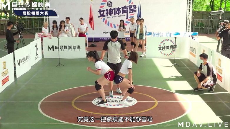 ModelMedia Asia: MTVSQ2-EP4 Спортивный фестиваль богини / 4-й период / Самая быстрая красивая задница! Турнир по ass sumo!