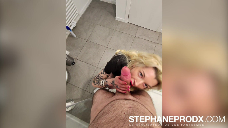 Stephprodx: Sudut pandangan pertama zakar besar dengan blonde Belgium