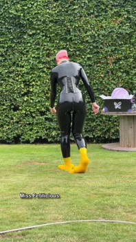 Expectation Walking on Majestic Silicone Paws. Reality Me Trying Not to Faceplant in the Grass While Filming