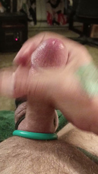 Stroking My Oily Cock