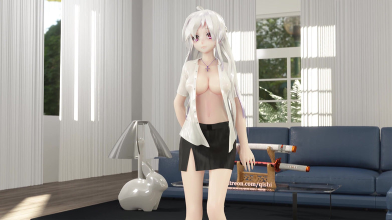 MikuMotion: [mmd] Džinská kancelářská dáma uniforma
