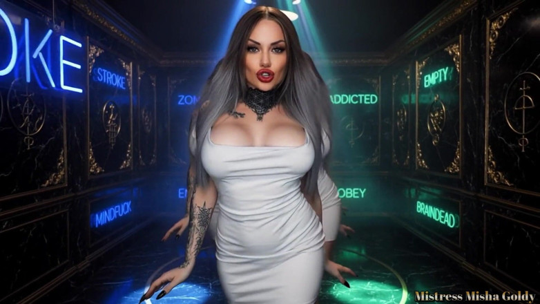 Goddess Misha Goldy: My Helpless Brainless Pleasure Zombie