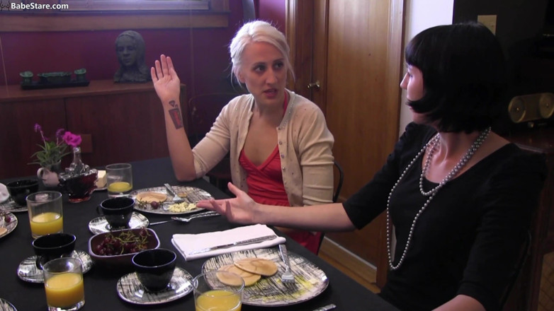 Babe Stare: Dominant lesbian uses a strap-on on her submissive