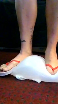 Flip Flops popping baloane