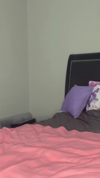 Solo ebano procace ragazza sensuale violet bacchetta su grandi tette