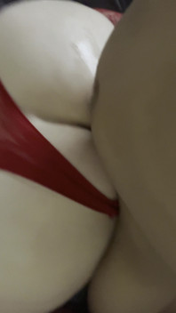 Horny Mature Neighbor Sexy Red Lingerie