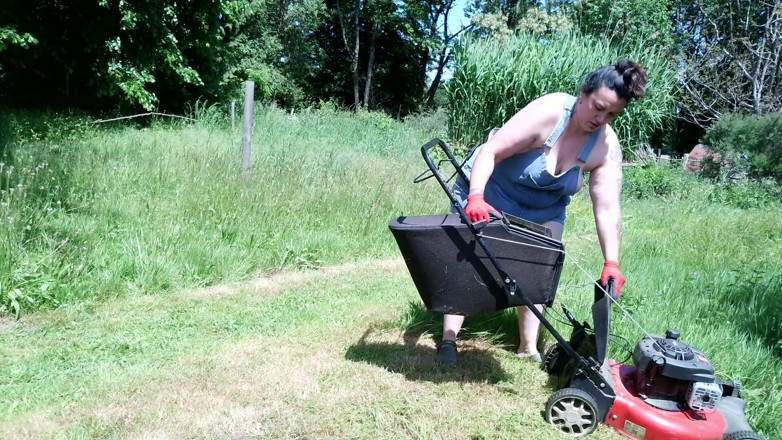 BBWorking: Silná manželka workday - silná velká kráska používá svého muže jako...