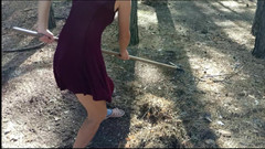 SexyAnka: Sex with a Stepson in the Forest