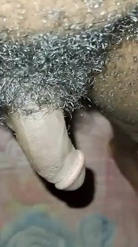 Big Cock Makes Late Night Show in His Rustic Room