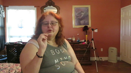 BBW nurse Vicki adventures with friends: BBW redhead Mature Nurse vicki licks and sucks on an...