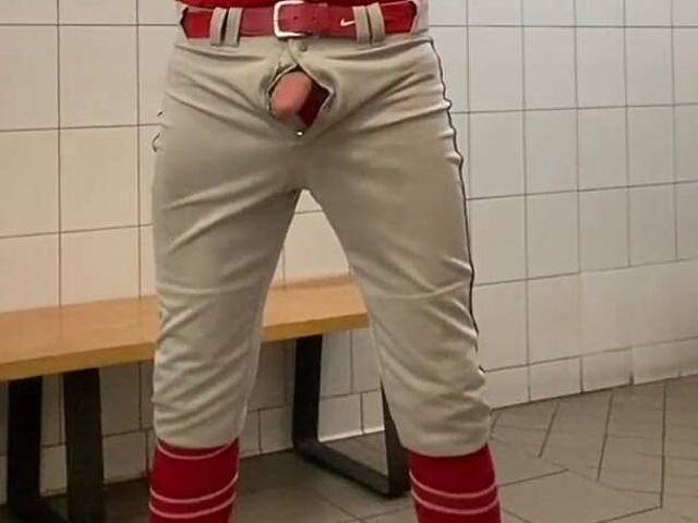 Buff Dilfjockdad87 Edges in the Locker Room in Baseball Gear (JockDad87)