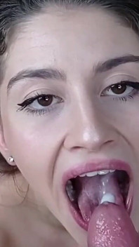 Shanaxnow Blowjob Dirty Talking Cum in Mouth Swallow It