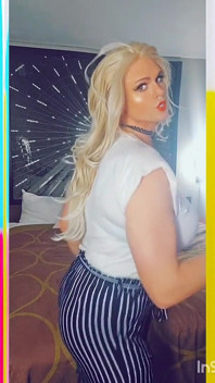 Sexy TS POV kouření fetiš oblečení
