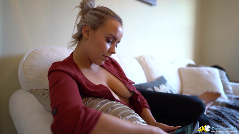 DownblouseJerk: Millie - Naughty Visitor