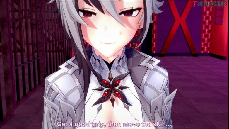 Fantasy king: Arlecchino Blowjob - 1 - Genshin Impact