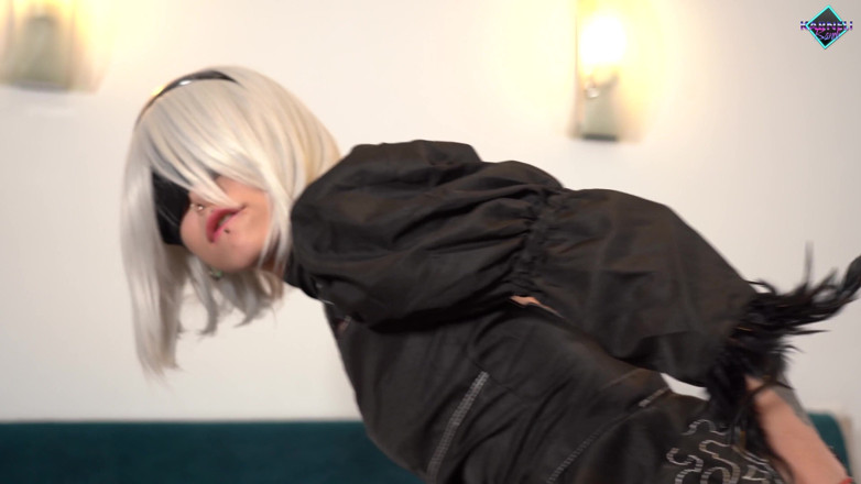 Karneli Bandi: Nier Automata 2B loves anal and ride a dildo. Karneli Bandi