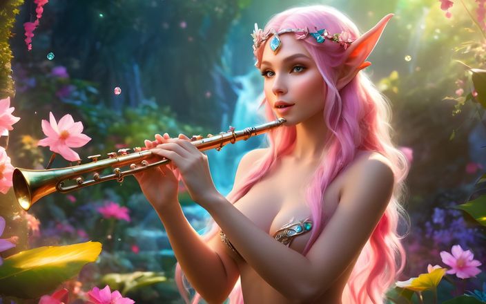 AI Girls: Beautiful Elf Girls Slideshow Video 16