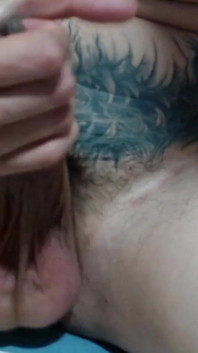 Attractive Young Gay Amateur Strokes His Big Cock Solo