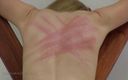 Spanking Server: Great Luca Bella bare back whip