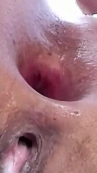 Brunette MILF Learns to Ride Cock Outdoors