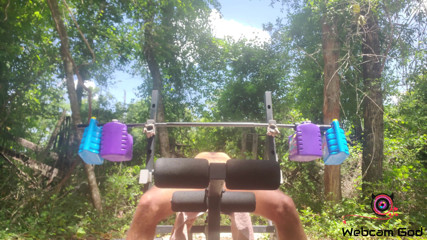 Arthur Eden aka Webcam God: Hot & sweaty workout (4K)
