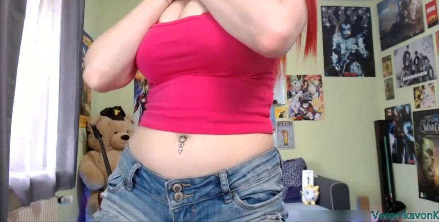 Veronikavonk: 팬과 채팅하는 멋진 분열의 예쁜 여자