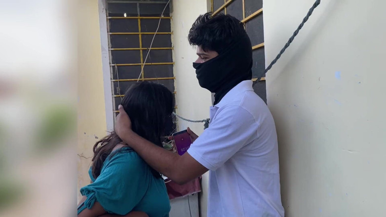 Pinkididi: Outdoor Sex Stepbrother and Stepsister Outside Door Romance and Sex...