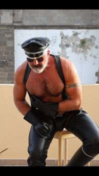 Mike in Leather