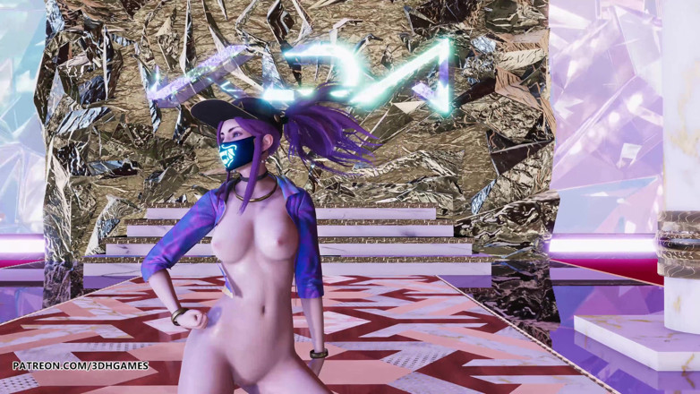 3D-Hentai Games: [MMD] Aespa - Savage Akali naked kpop dance league of legends...