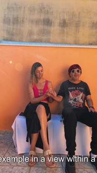 Blind Man Has a Lucky Day Sitting in a Public Place.