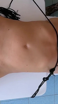 Mistress Loves CBT for Tied Down and Hard Milking Male Slave with Post Orgasm Tortment