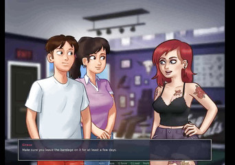 Dirty GamesXxX: Saga de vară: fata își face un tatuaj pe cur ep. 128