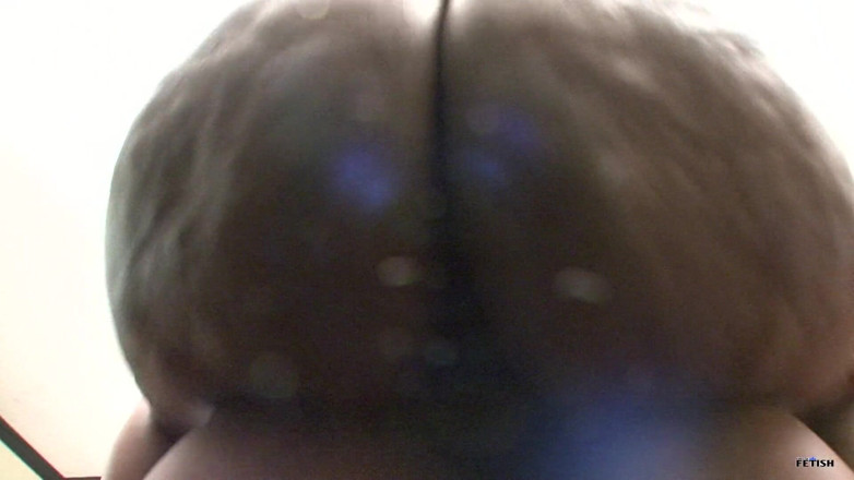 Fat, Chubby and Sexy: Ébano grandota con grandes tetas follada duro por enorme polla...