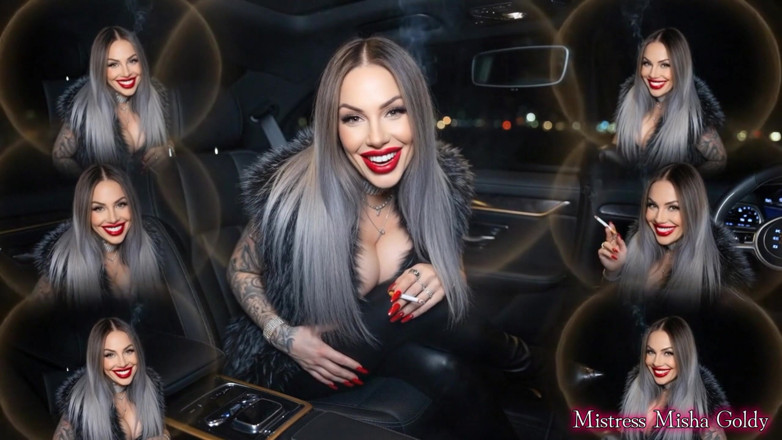 Goddess Misha Goldy: Powinieneś być na moim tylnym siedzeniu