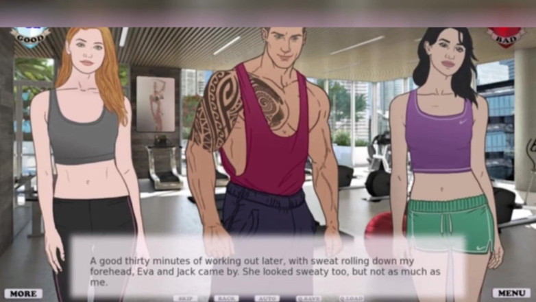 3DXXXTEEN2 Cartoon: Duas gostosas em uma jacuzzi quente. 3D pornô cartoon sexo