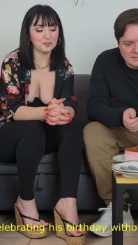 Findom Birthday Party & Cake on Your Wallet! and You Eat Hubby's Cum Load! - Dame Olga 4K (688)