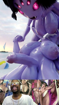 Thicc Milky Waifu Busts a Huge Nut