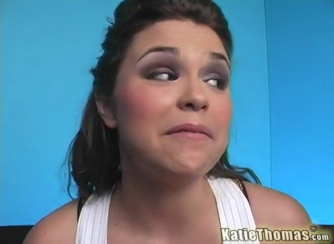 Katie Thomas: Katie Thomas had 2 big black dicks taking care of her