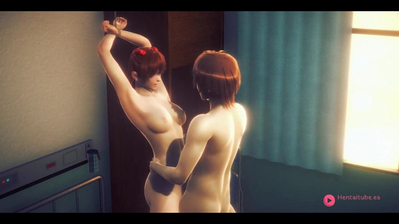 HentaiTubes: Evangelion Hentai Asuka šuká v nemocniční posteli