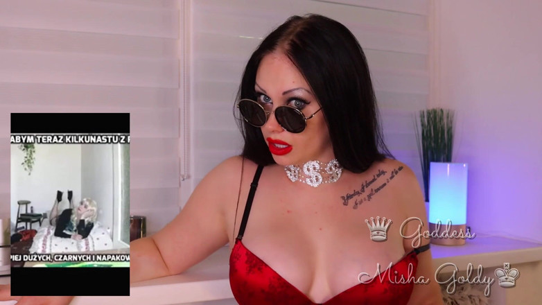 Goddess Misha Goldy: Hai bisogno del mio aiuto per accettare che non sei...