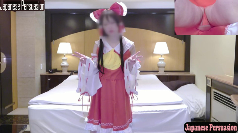 Asian cutie: Štíhlá downer dívka ve stylu oblečení Cosplayer ukazuje své tiché...