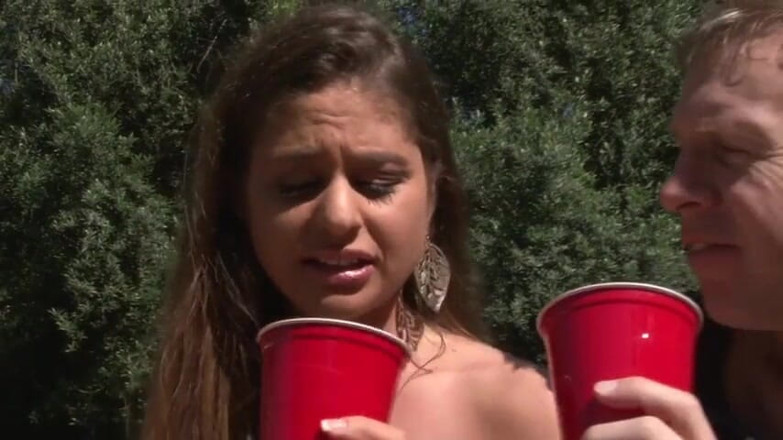 Dark Alley Orgy: Hot girls fucking hard with their friends