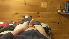 uncutcollegeguy: Kalhotky, grunting orgasmus - 2. mrdka bez rukou za jeden den!