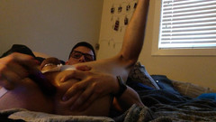 RiceQueenTopBoy: Îmi întind gaura cu un vibrator